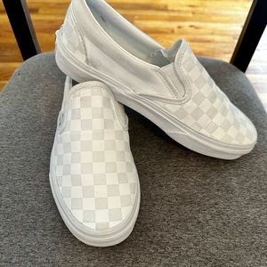 Light Grey Checkered Vans